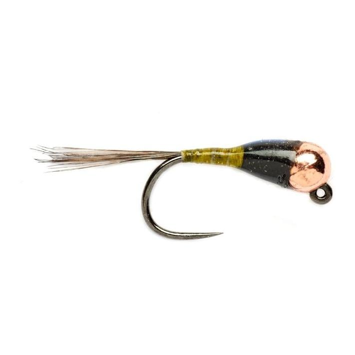 Image of Fulling Mill SR Spanish Bullet Olive Jig o.W. - Nymphe - Olive Oil - bei fischen.ch