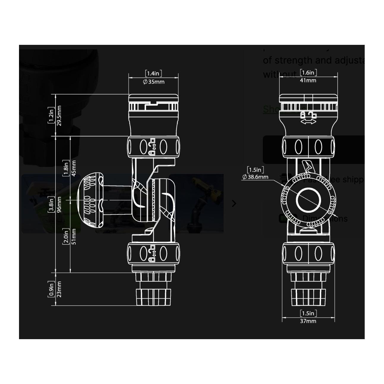 Verlängerung Dreh-Schwenkbar Adjustable Extender	